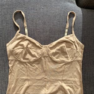 Aritzia Wilfred Nude Bustier Top